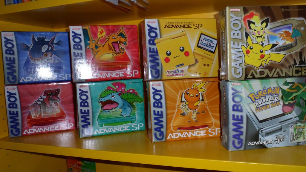 pokemon games for gameboy advance sp