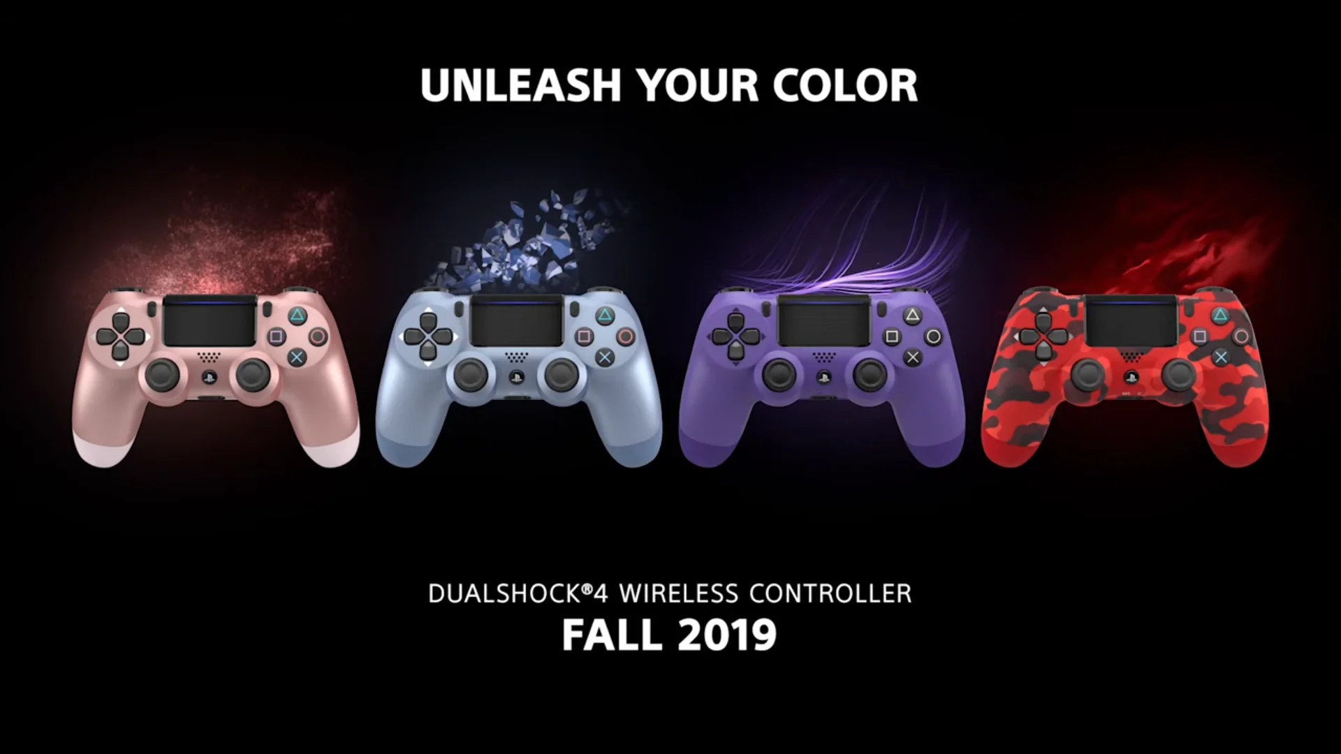 4 New DualShock 4 controllers announced! Releasing in September