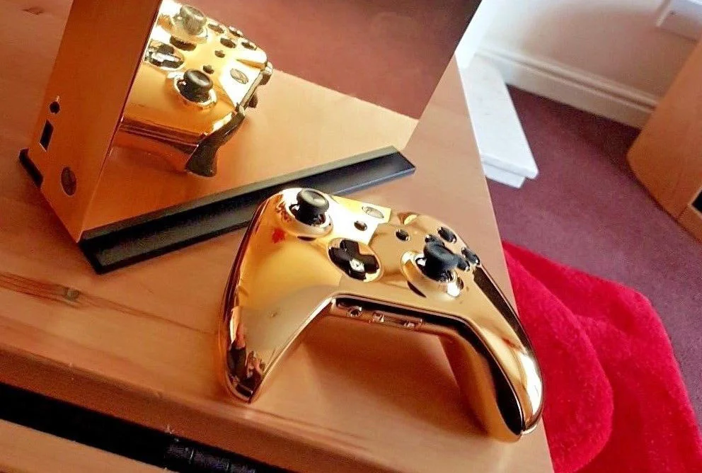 24K Gold Xbox One X discovered and sold for over 10.000$