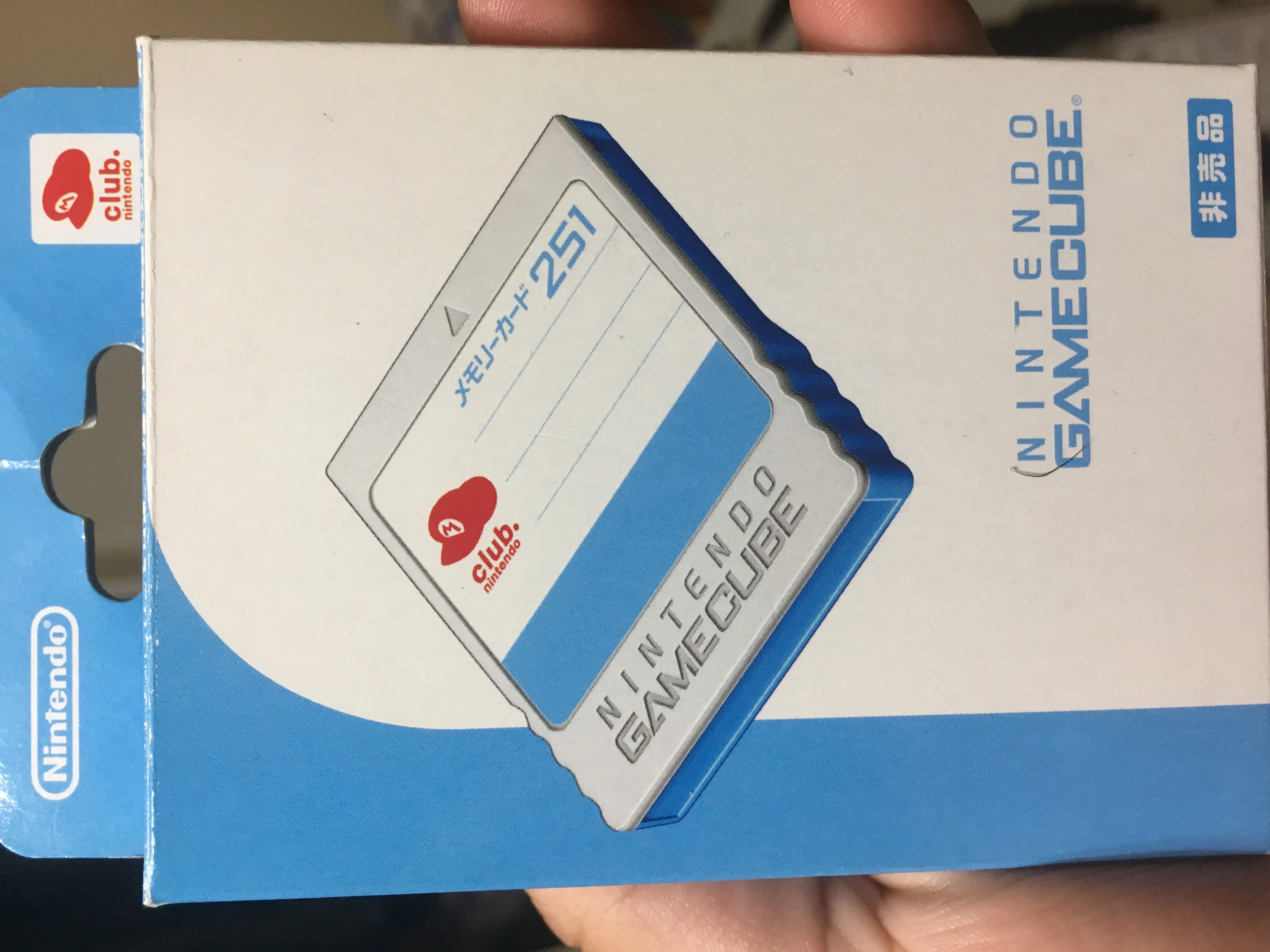 CV | Nintendo Gamecube Club Nintendo Memory Card
