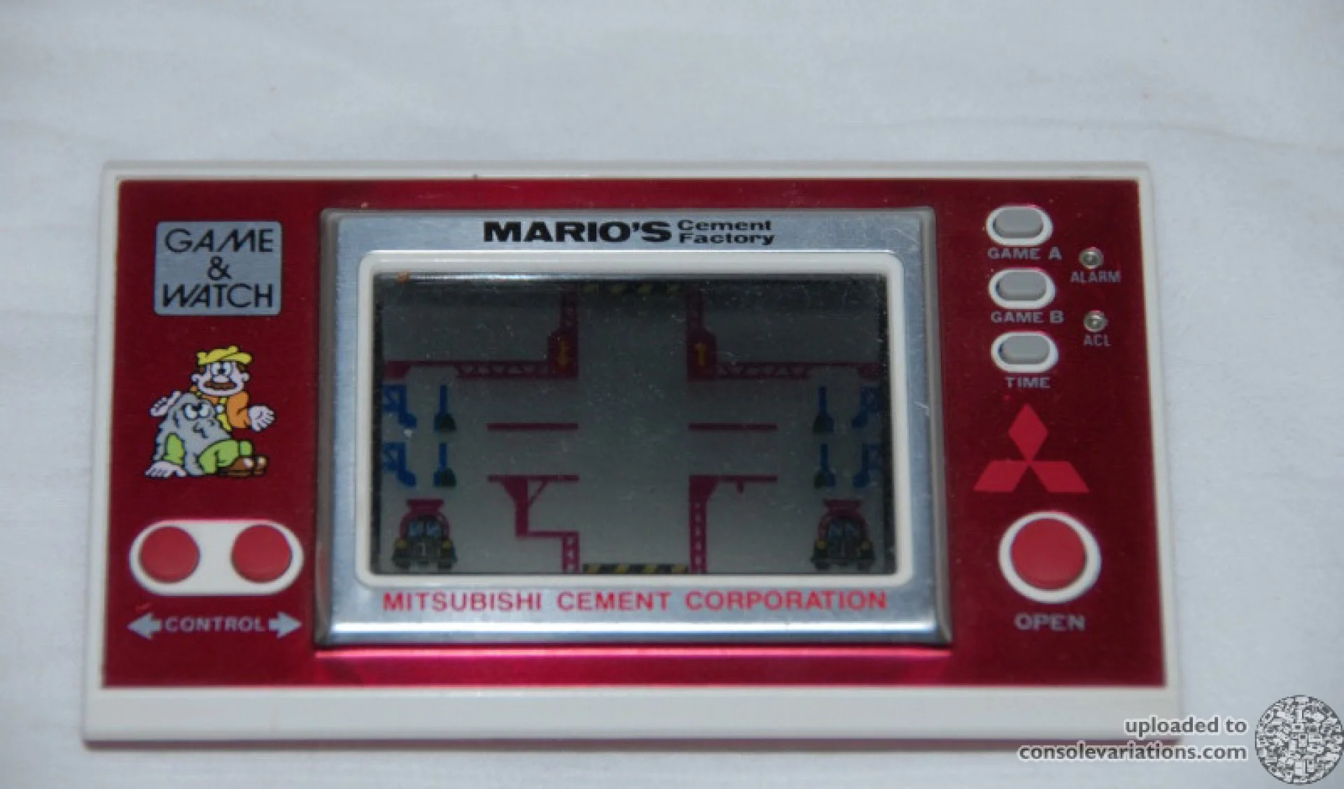 CV | Nintendo Game & Watch Mario's Cement Factory Mitsubishi