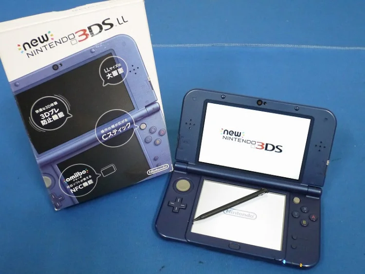 CV | New Nintendo 3DS LL Metallic Blue Console