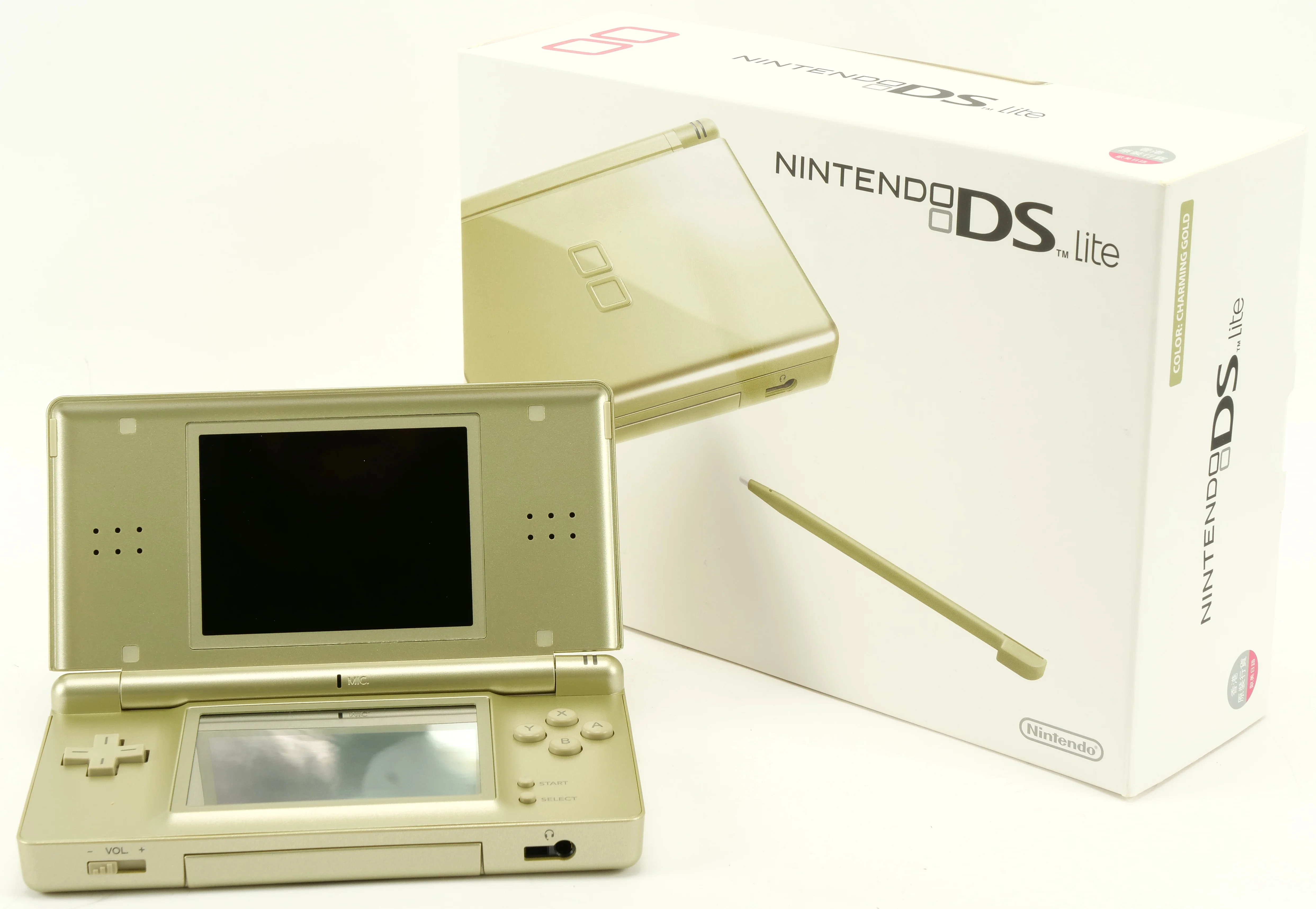 Cv | Nintendo Ds Lite Charming Gold Console
