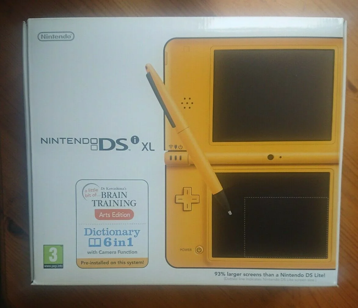 CV Nintendo DSi XL Yellow Console [EU]