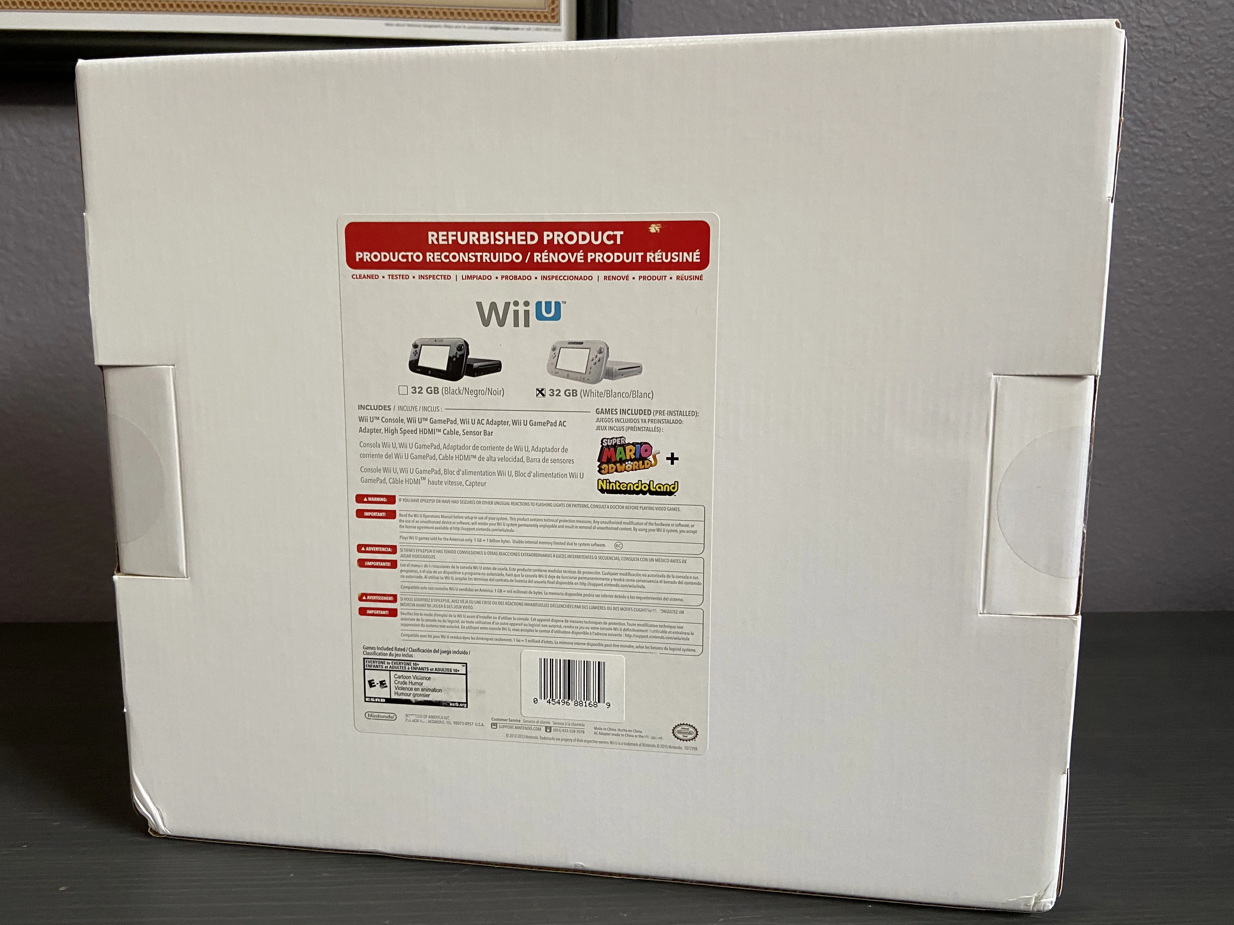 Cv Nintendo Wiiu White 32gb Console