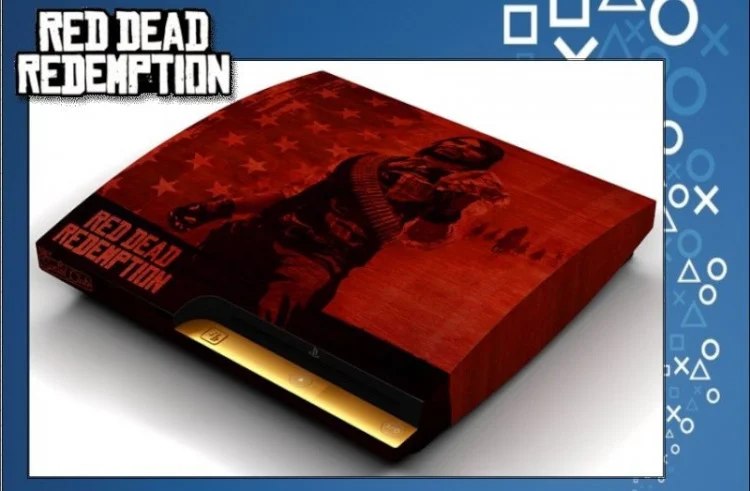 CV | Sony PlayStation 3 Slim Red Dead Redemption Console