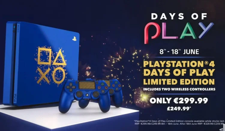 CV | Sony PlayStation 4 Slim Days of Play 2018 Console