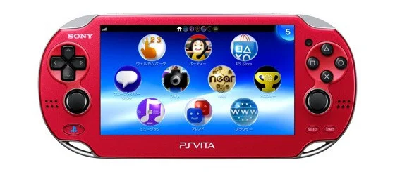 Cv Sony Ps Vita Pch 1000 Cosmic Red Console