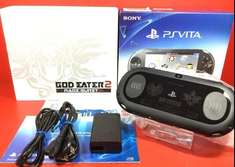 CV | Sony PS Vita Slim God eater 2 Rage Burst Black Console