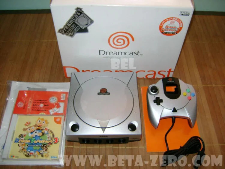 CV | Sega Dreamcast Metallic Silver Console
