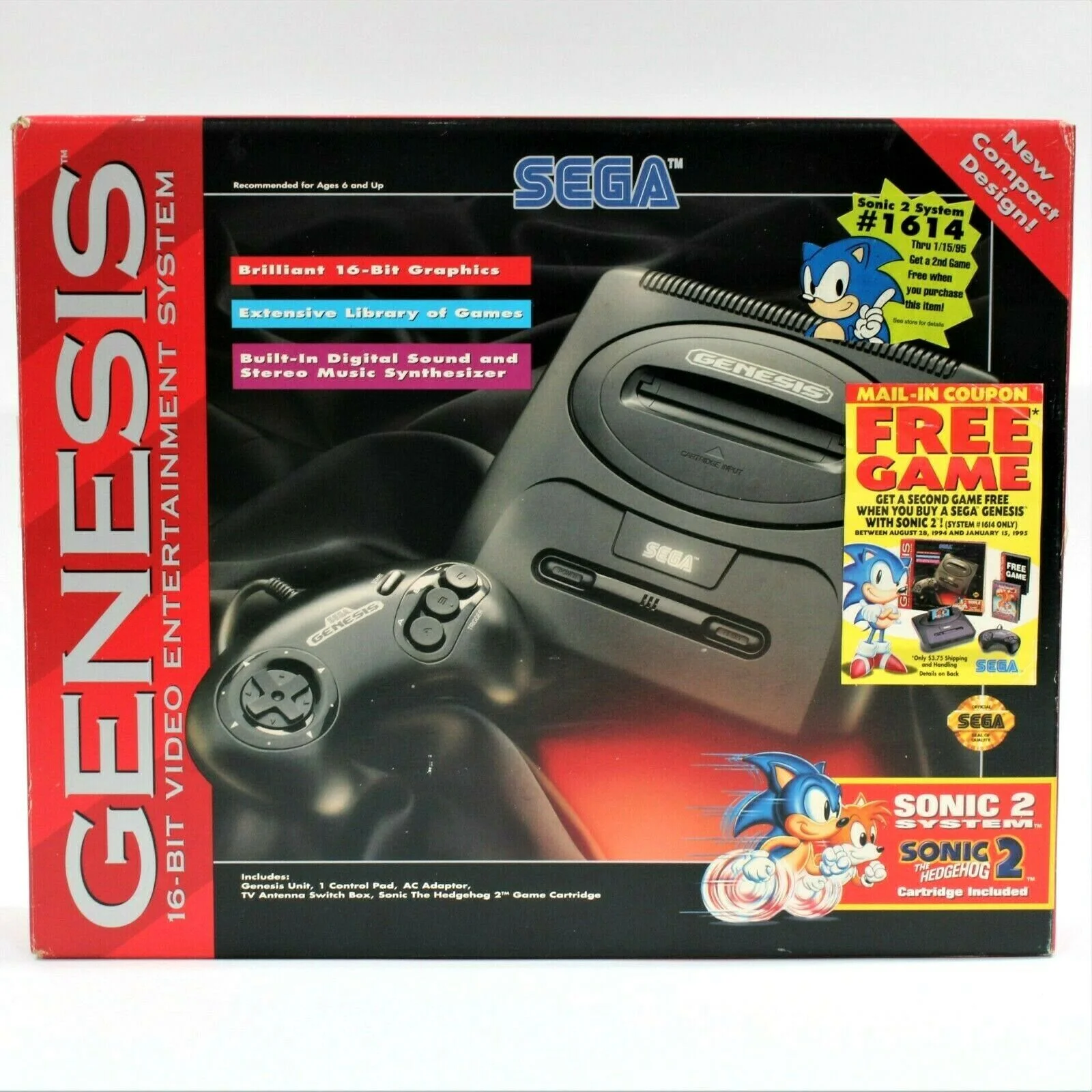 Les packs Sega Megadrive US et Pal- Qu'est ce qu'un pack complet ?  Sega-genesis-model-2-sonic-2-system-coupon-bundle-1599784486-18