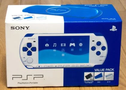 CV | Sony PSP 3000 White and Blue Console