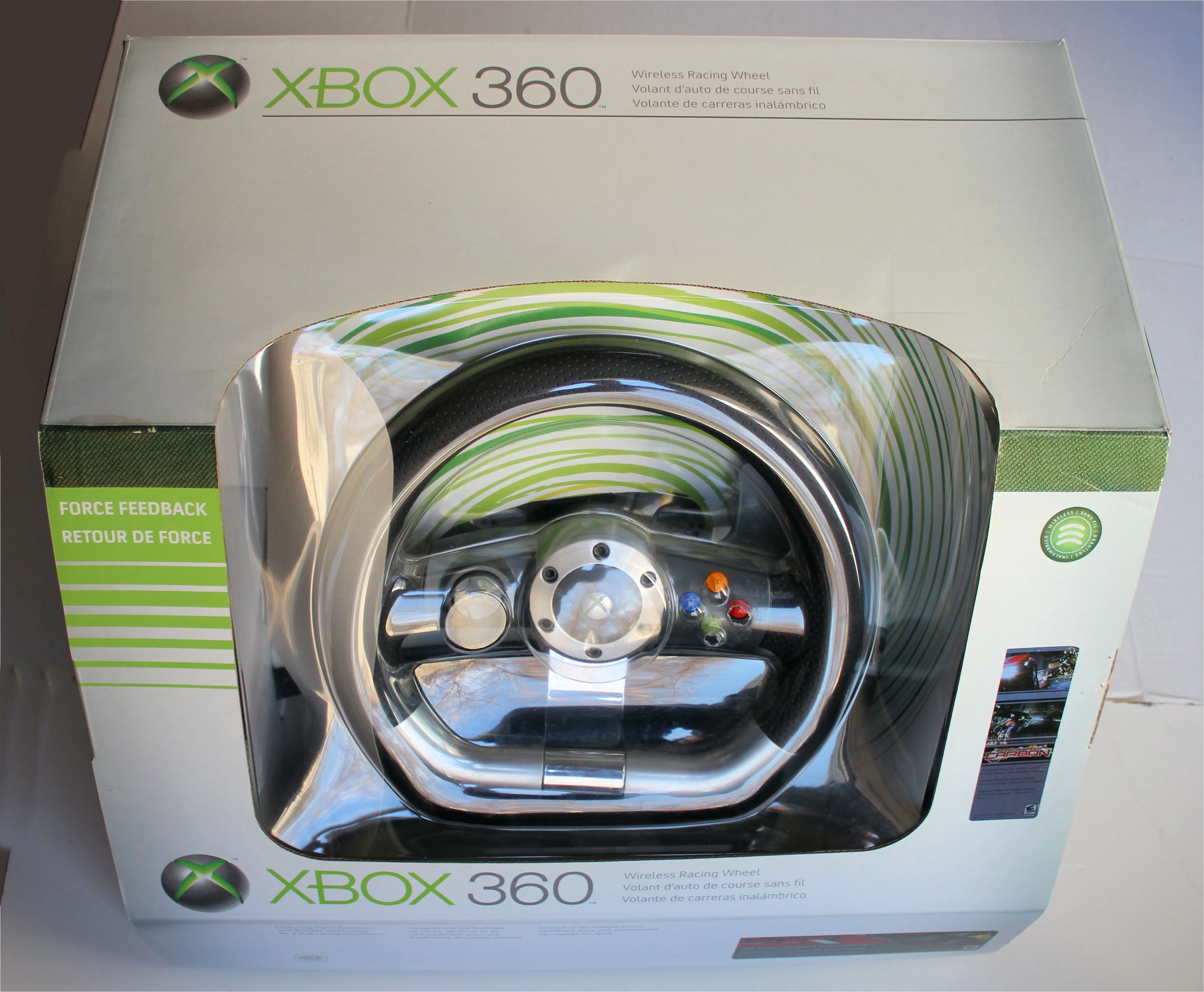 Malversar reloj parrilla CV | Microsoft Xbox 360 Force Feedback Wireless Racing Wheel Controller
